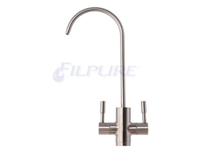 Stainless Steel Dual Faucet